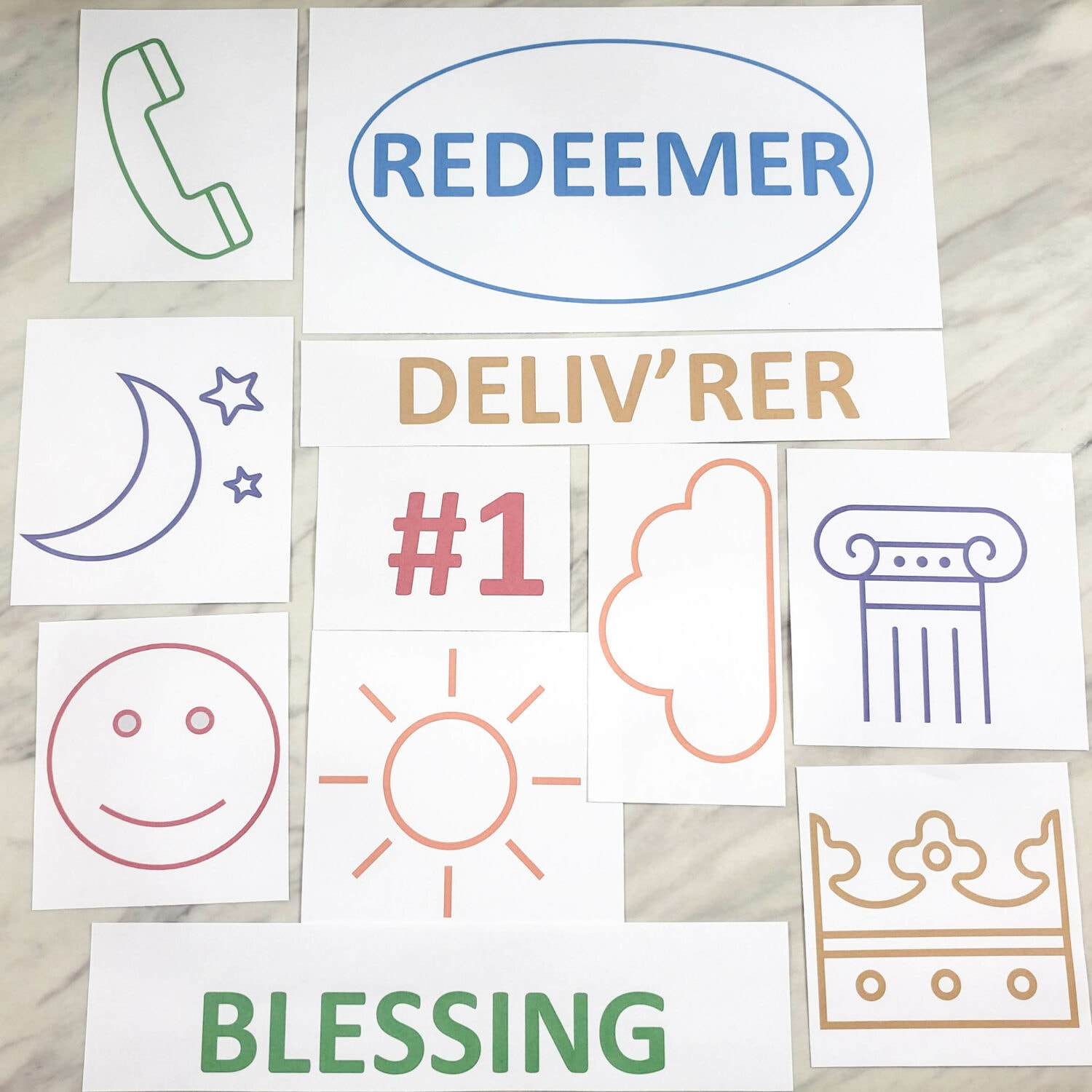 Redeemer of Israel Word Map a fun and easy way to teach this hymn and break down the big words and lyrics with this singing time idea and printable song helps for LDS Primary music leaders.