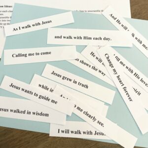 I Will Walk With Jesus Unscramble the Words Singing time ideas for Primary Music Leaders i will walk with jesus unscramble