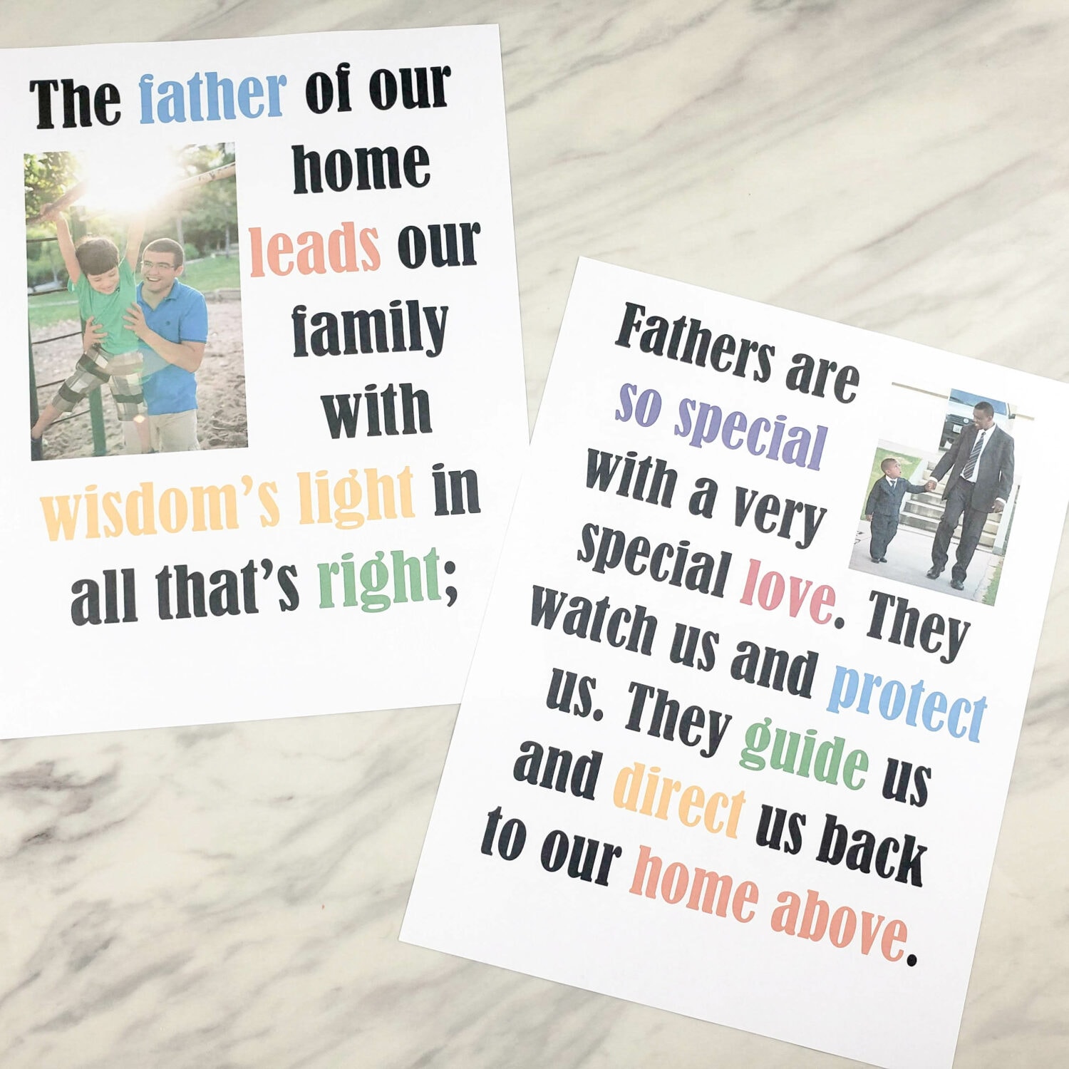 Fathers Flip Chart Easy singing time ideas for Primary Music Leaders 3 Flip Charts Fathers Flip Chart 1