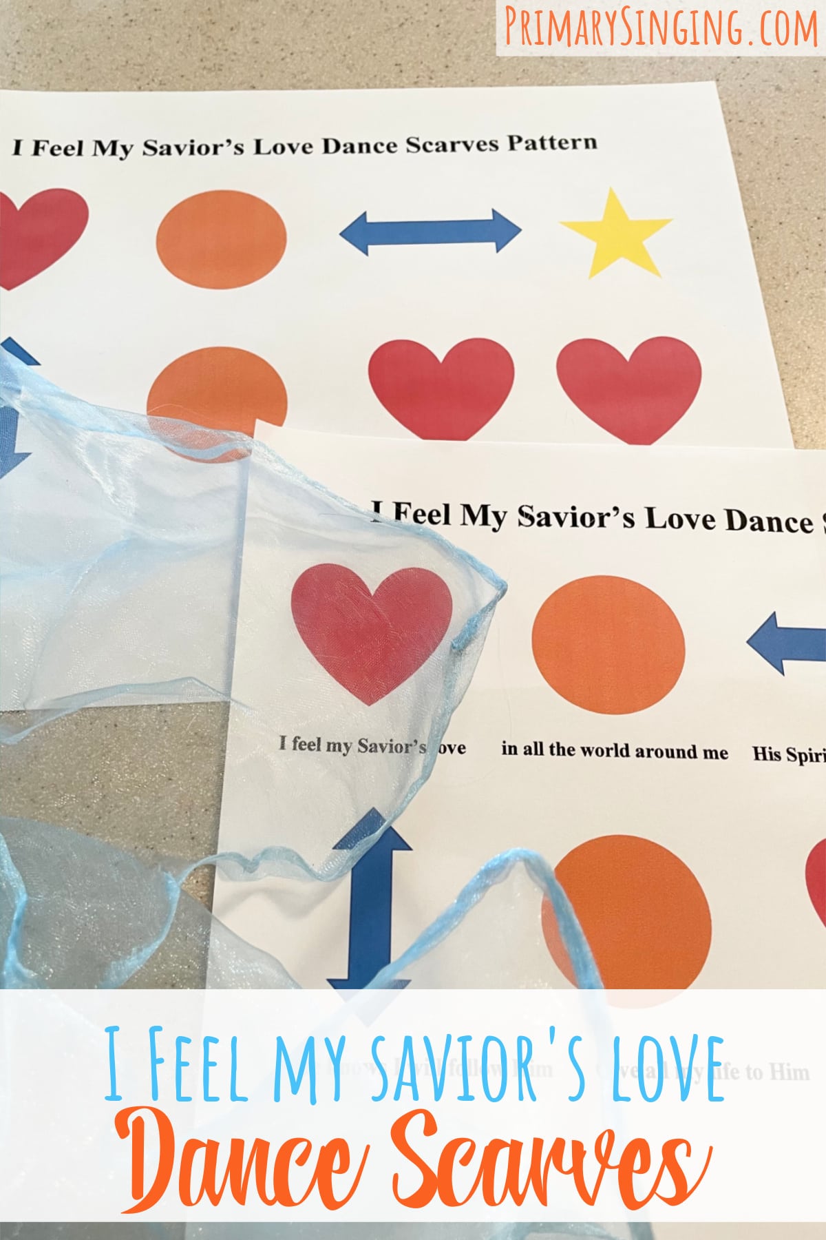 I Feel My Savior's Love Dance Scarves Easy ideas for Music Leaders I Feel My Saviors Love Dance Scarves