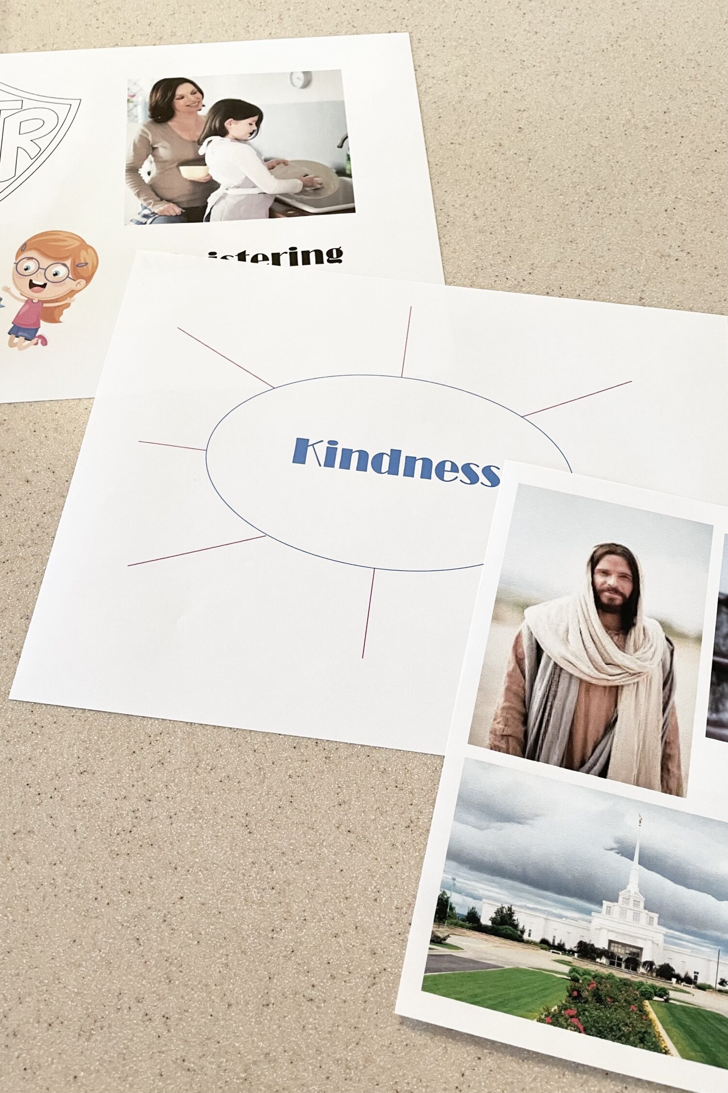 Kindness Begins With Me Word Map Easy ideas for Music Leaders IMG 7023