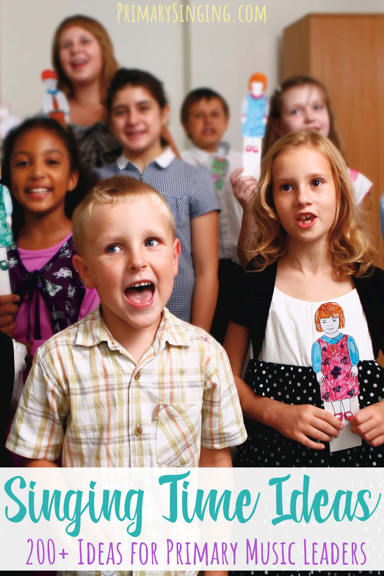 200+ Singing time idea for LDS Primary Music Leaders -- A huge extensive list with links how and lesson plans for songs from the Children's Songbook! 