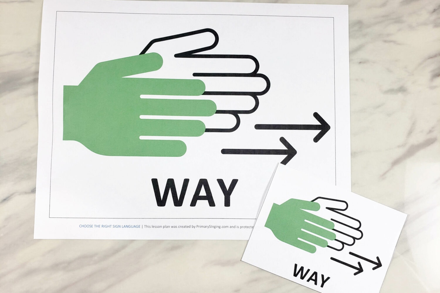 Choose the Right Way Sign Language - fun and easy singing time idea for LDS Primary music leaders with printable song helps and sign language signs! Easy and fun way to teach Choose the Right Way.