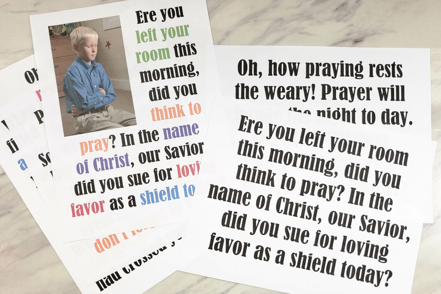 Did You Think to Pray Flip Chart for this LDS Hymn for Primary Music Leaders singing time printable song helps!