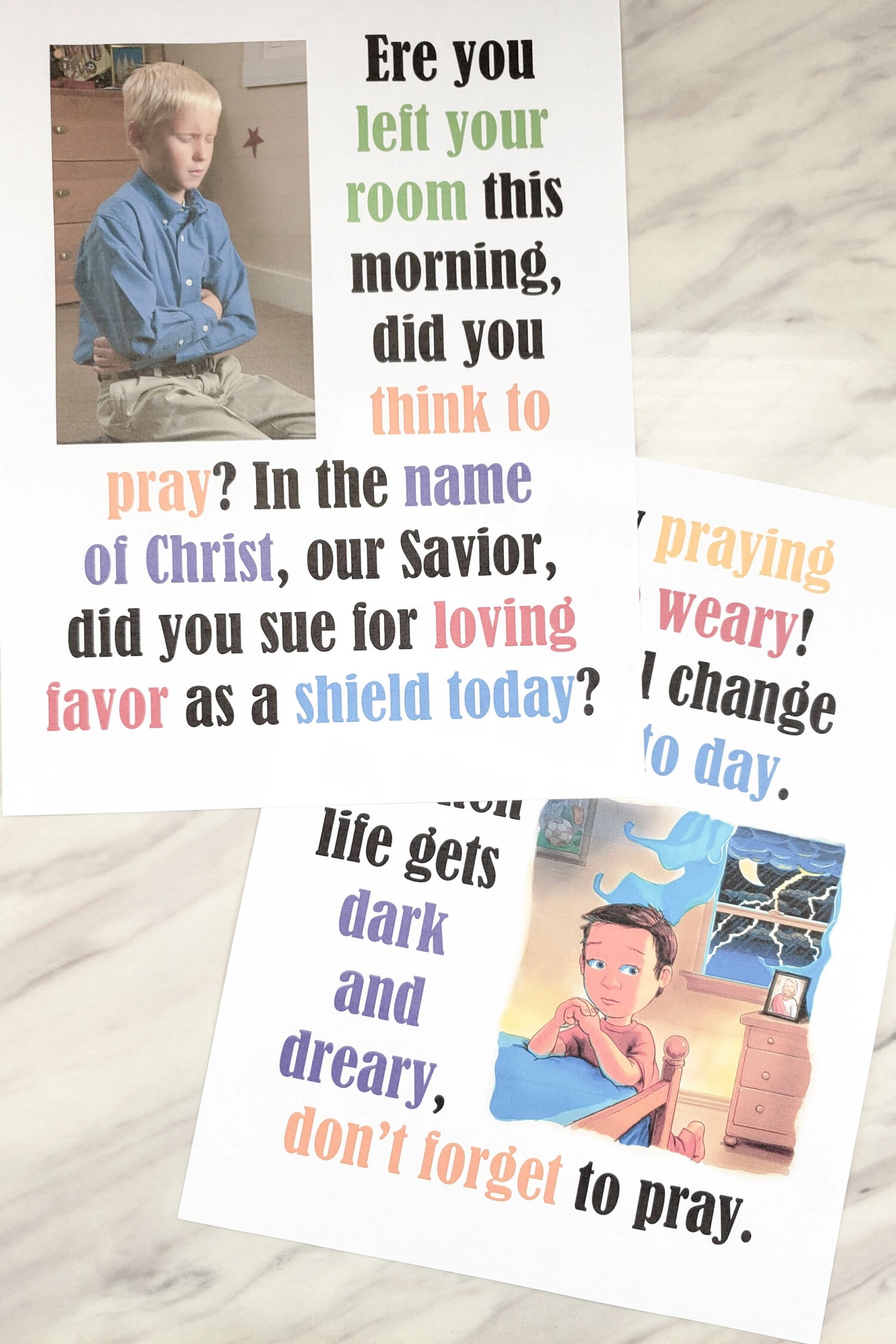 Did You Think to Pray Flip Chart for this LDS Hymn for Primary Music Leaders singing time printable song helps!