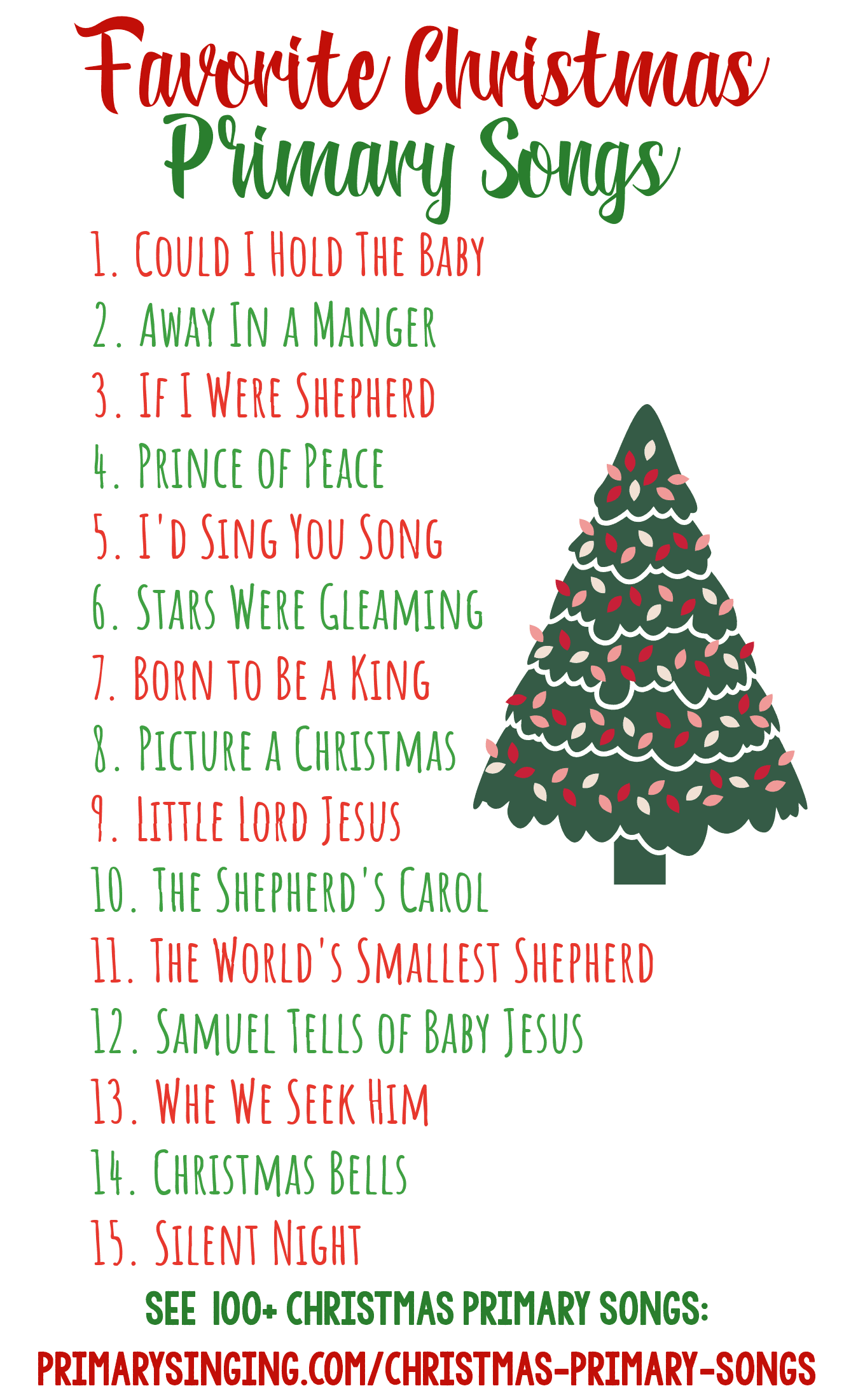 100+ Christmas Primary Songs for Singing Time Easy ideas for Music Leaders Favorite Christmas Primary Songs