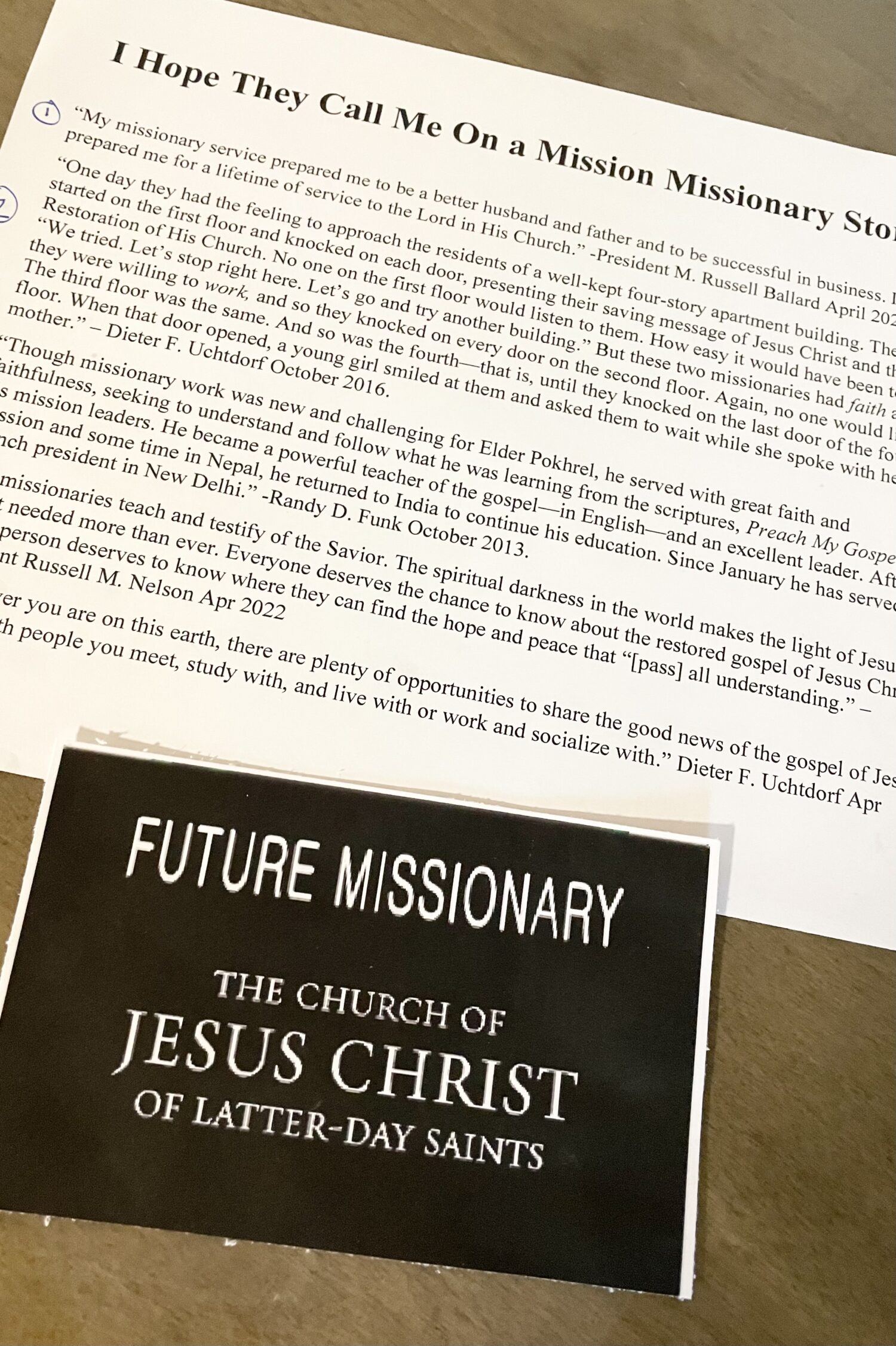 I Hope They Call Me On a Mission Missionary Stories Easy ideas for Music Leaders IMG 7262