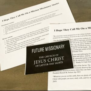 I Hope They Call Me on a Mission - Missionary Stories singing time idea for LDS Primary Music Leaders! Fun and easy idea to bring the song to life for LDS Primary Music Leaders.