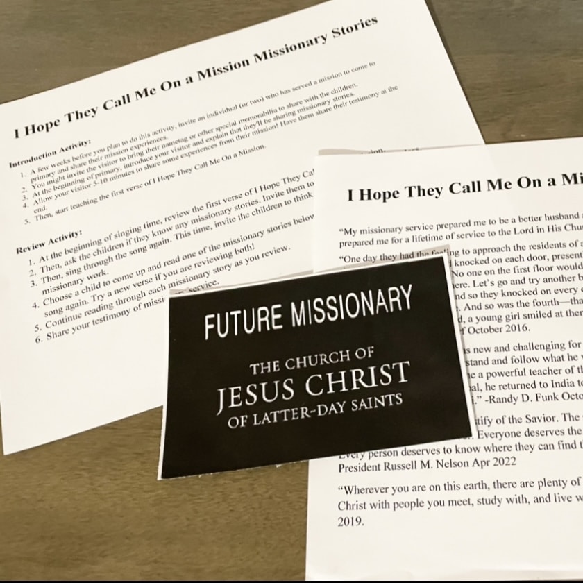 I Hope They Call Me On a Mission Missionary Stories Easy ideas for Music Leaders IMG 7263