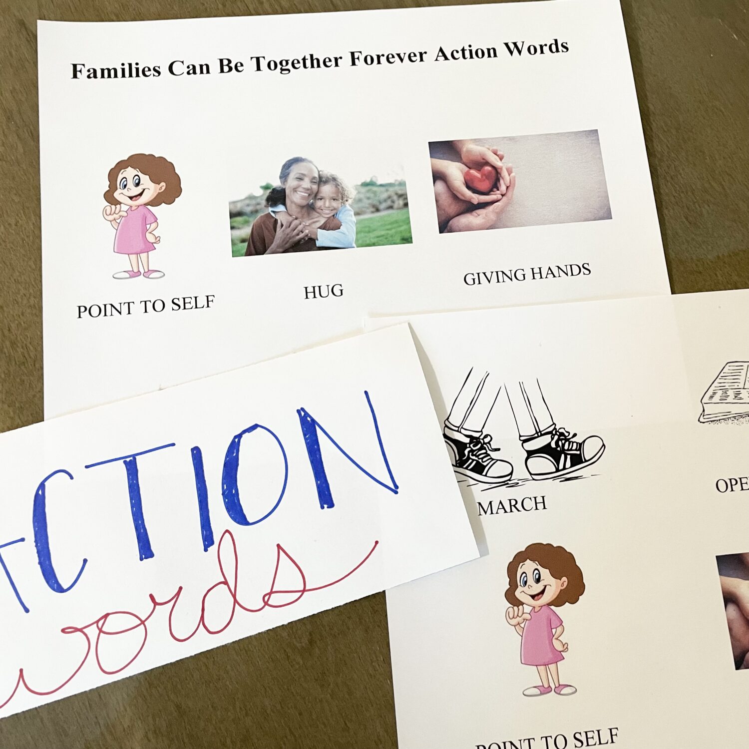 Families Can Be Together Forever Action words singing time ideas for LDS Primary music leaders. Use these easy movement and actions for LDS Primary Music Leaders