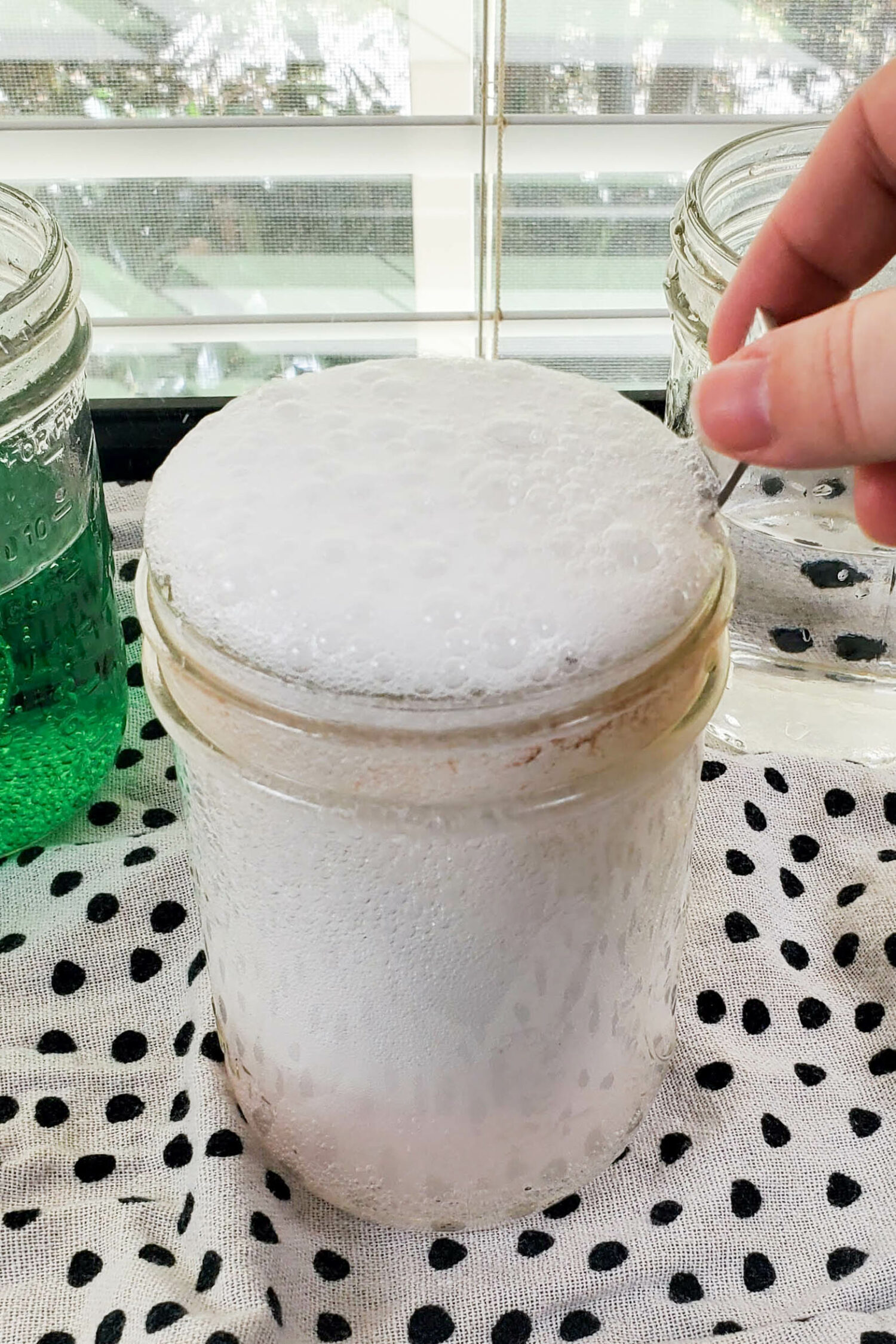 What starts as a clear potion magically turns to color and bubbles up as you mix in baking soda for a big fun reaction in these fake magic potions for kids