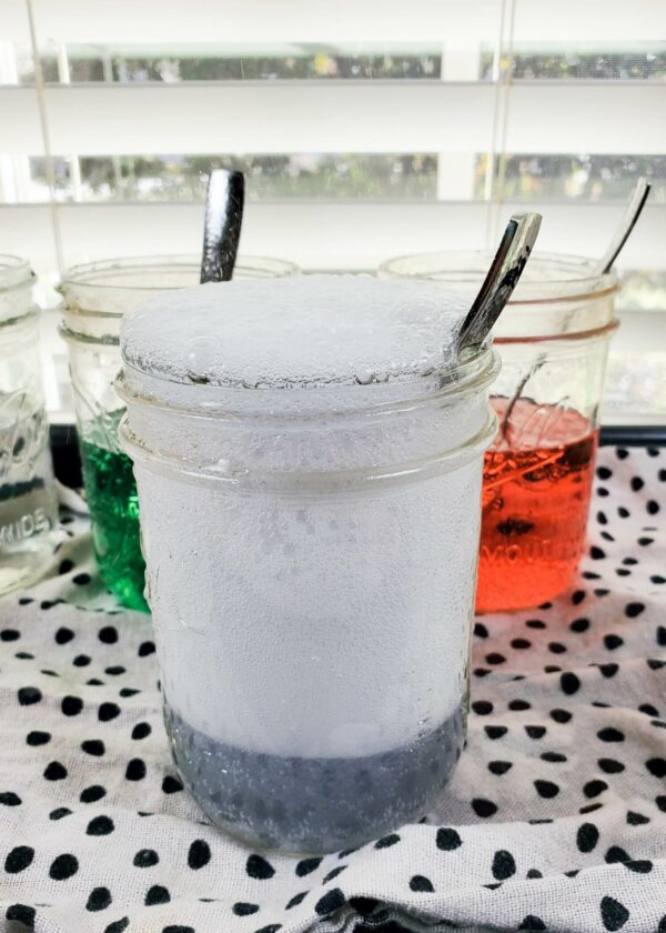3 colorful fun bubbly magic potions with step by step directions and safe homemade chemical reactions!