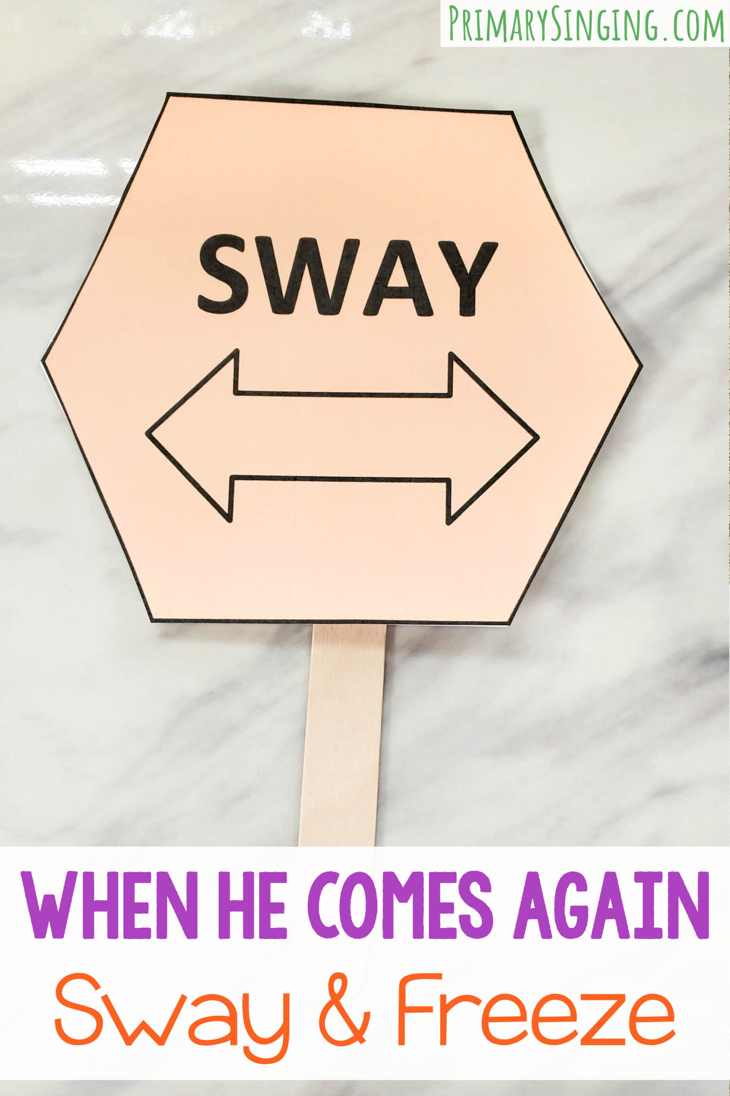 Add some movement into singing time with this When He Comes Again Sway and Freeze activity! Have the kids sway back and forth while singing this beautiful song and have them FREEZE! Great way to get in lots of repetition while having fun! Printable song helps for LDS Primary music leaders.