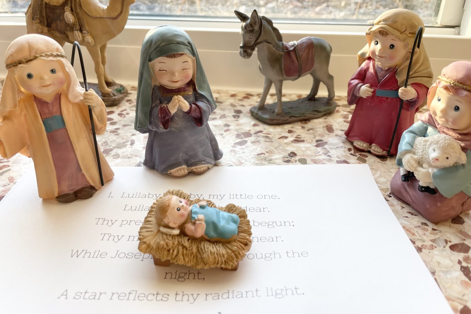 Mary's Lullaby Nativity Scene Activity Easy ideas for Music Leaders IMG 7626