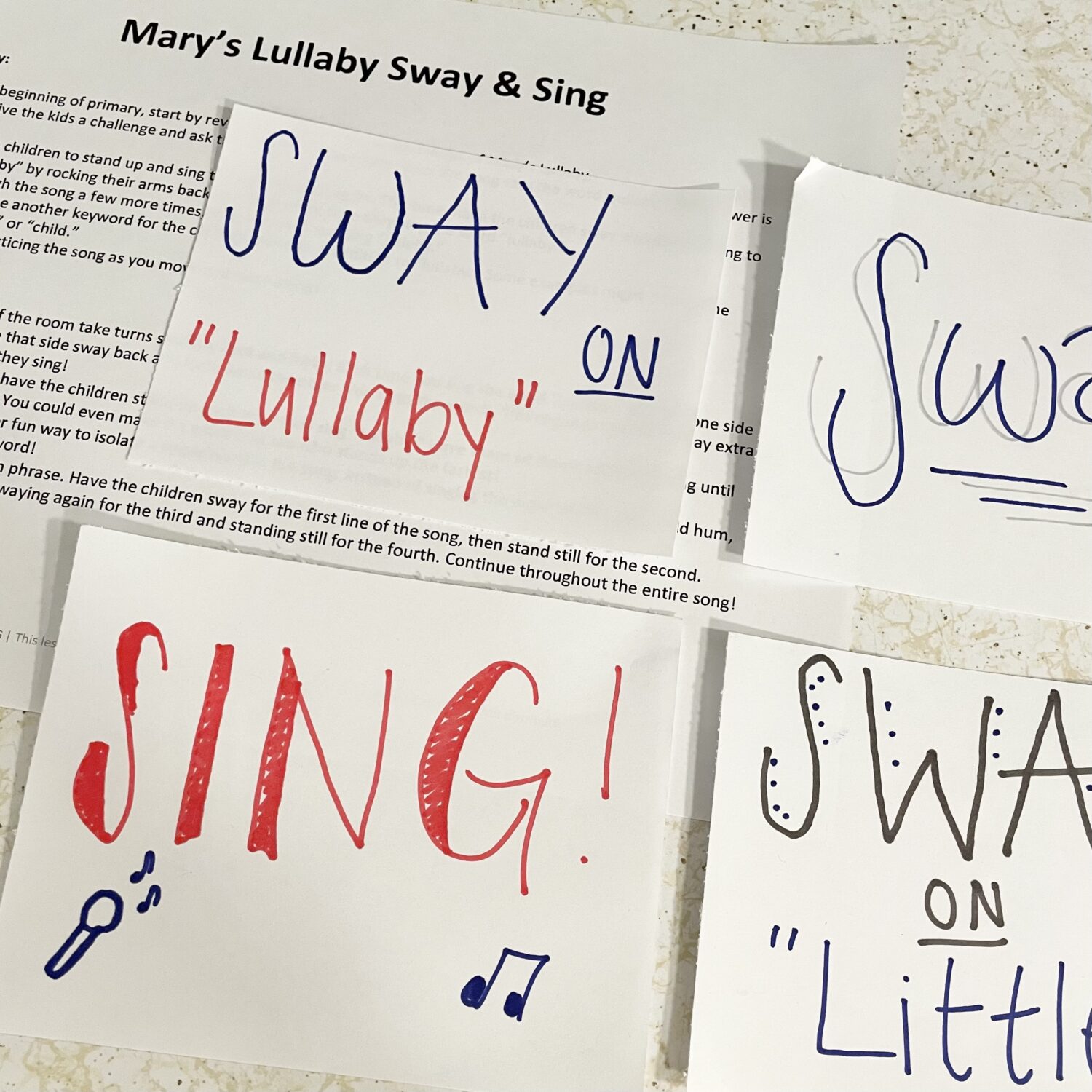 Mary's Lullaby Christmas Song Sway & Sing Singing time ideas for Primary Music Leaders IMG 7705