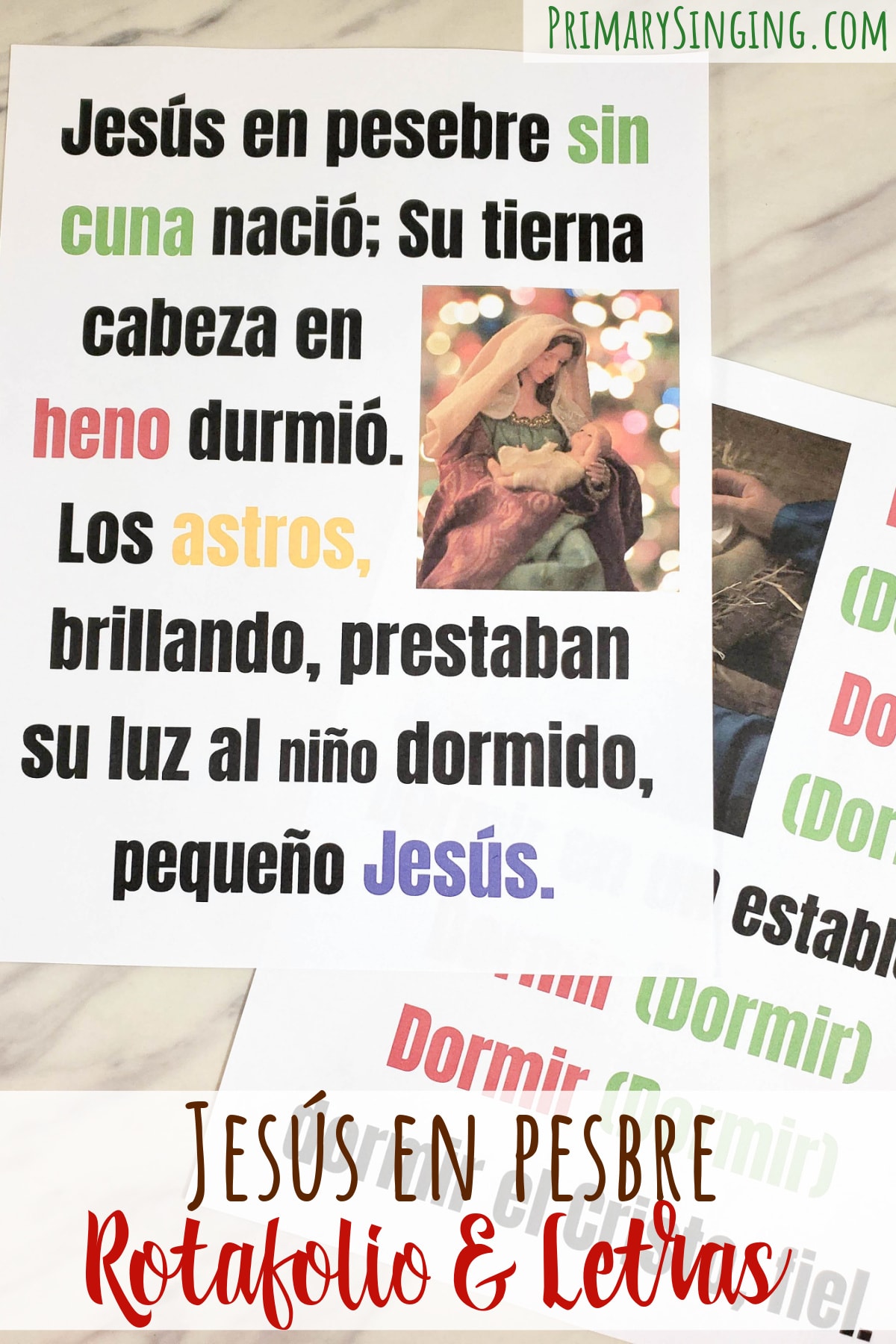 Jesus en pesebre Rotafolio Fotos y Letras Easy ideas for Music Leaders Jesus en Pesbre Rotafolio y Letras