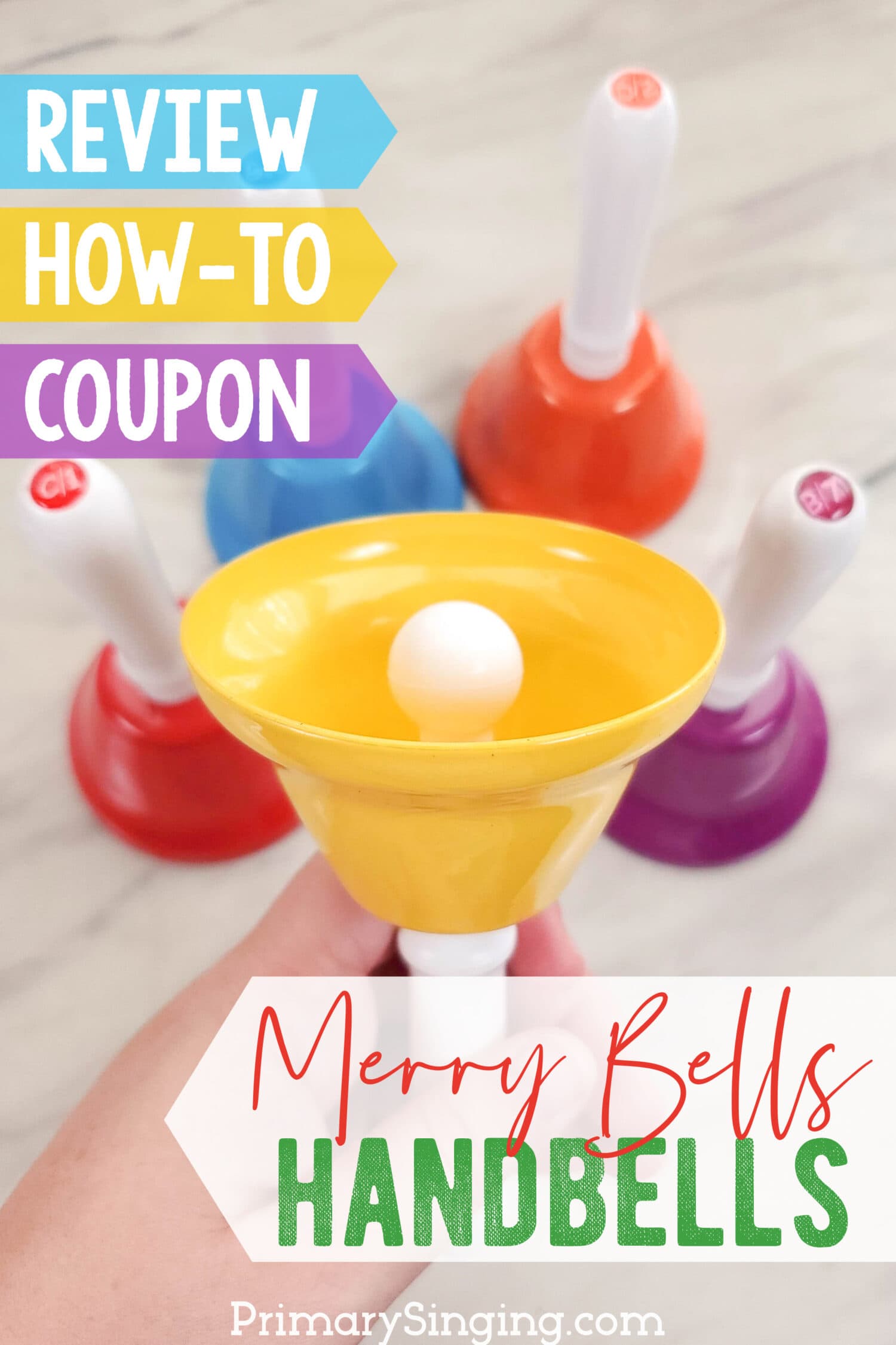 Merry Bells Handbells Review & Coupon Code - How to use handbells in Singing Time for LDS Primary music leaders