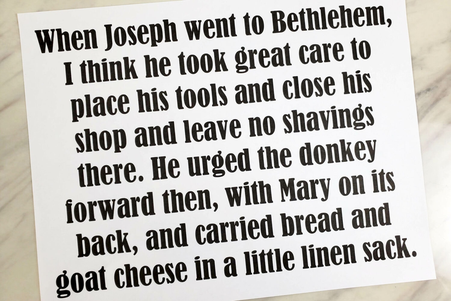 When Joseph Went to Bethlehem Flip Chart & Lyrics - printable song helps for LDS Primary Music Leaders Singing Time printables! Are you teaching this Primary Christmas song this year? It's a great one all about Joseph at the nativity.