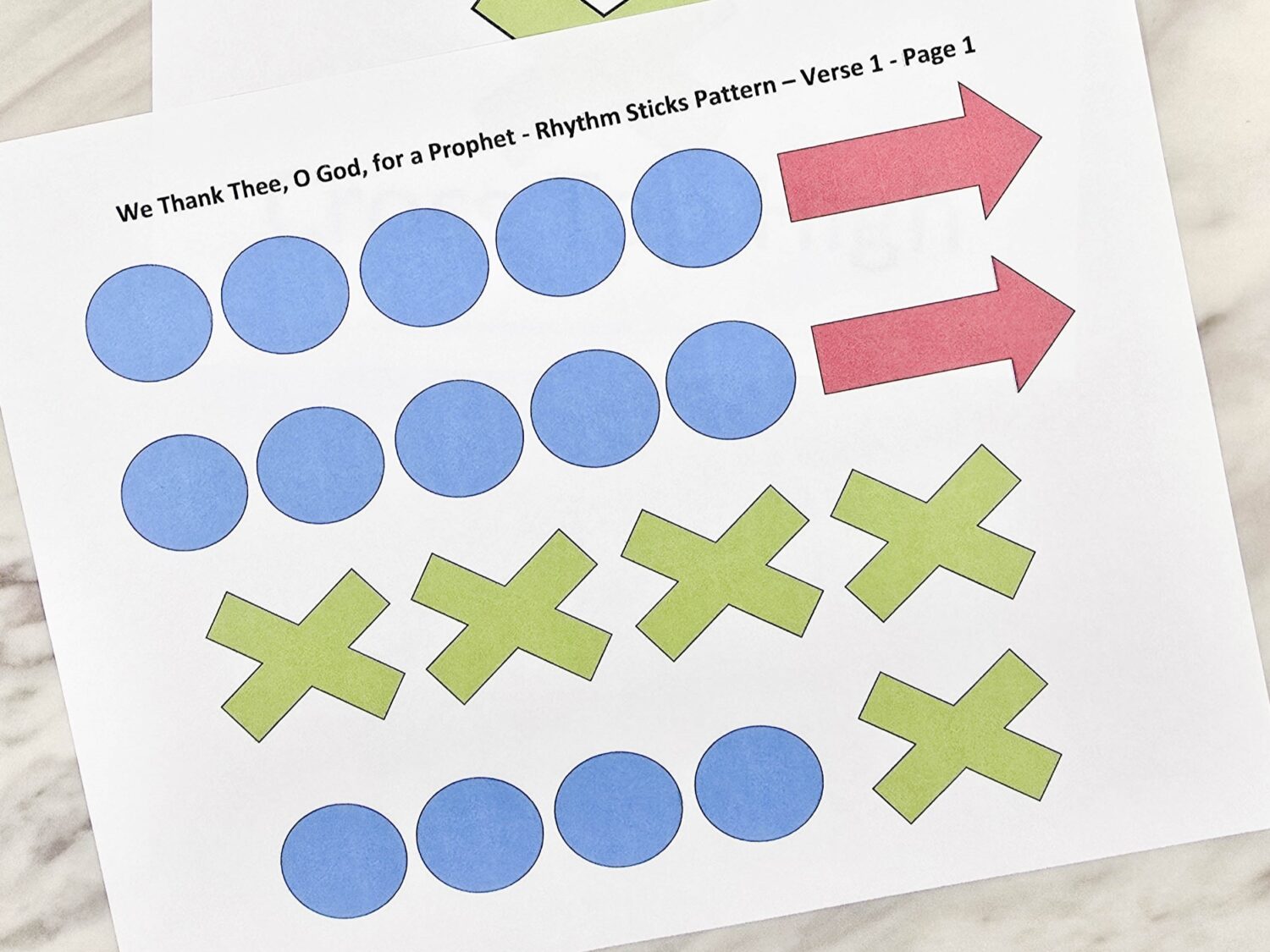 I'll Stand Tall Rhythm Sticks 7 We Thank Thee O God for a Prophet Rhythm Sticks Singing Time Activity - Tap and swish along with the melody in this fun lesson plan with printable song helps for LDS Primary music leaders.