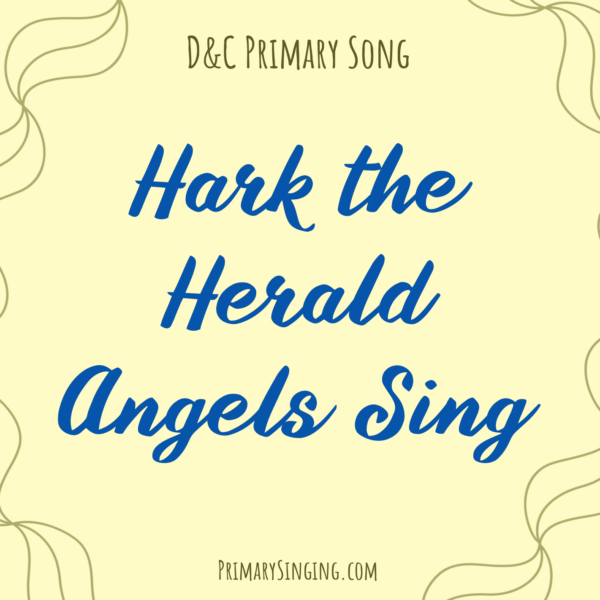 Hark the Herald Angels Sing Singing Time Ideas