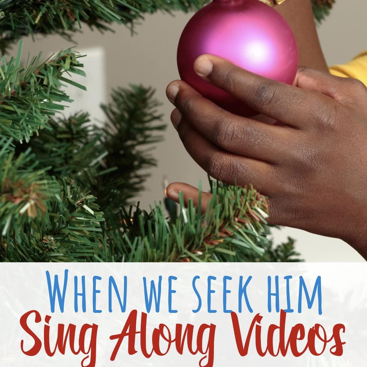 3 When We Seek Him Sing Along Videos primary review activity for LDS Primary Song Leaders teaching this Christmas song! 