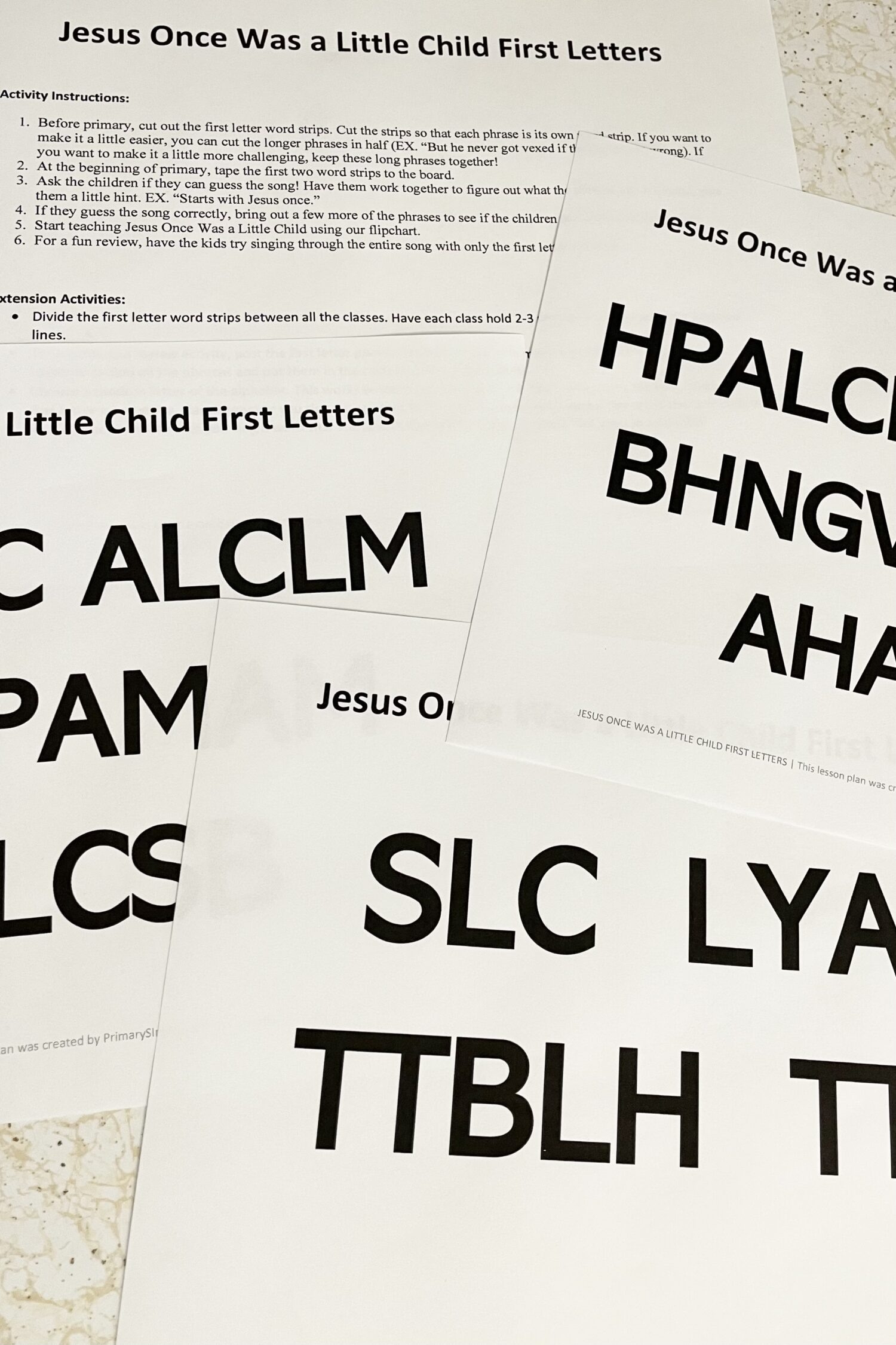 Teach the LDS Primary song Keep the Commandments with this fun First Letters lesson plan / activity idea! Perfect for Singing Time music leaders or for home Come, Follow Me! #LDS #Primary #SingingTime #ComeFollowMe