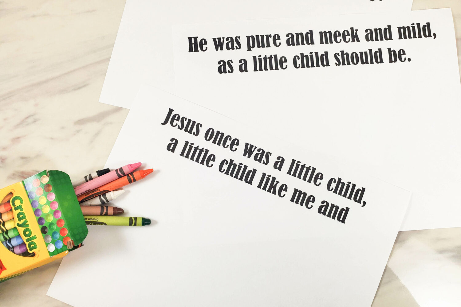 Jesus Once Was a Little Child Draw the Song Challenge fun singing time idea with printable song helps for LDS Primary Music Leaders. Can they follow along and complete one of the challenges for each line of the song? 