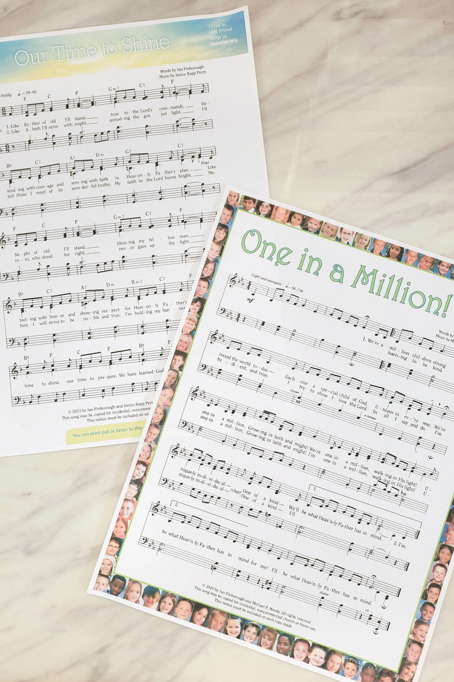 NEW Primary songs and sheet music from songs published in the Friend magazine and are considered pre-approved to teach in LDS Singing Time! So much amazing music to pick from.