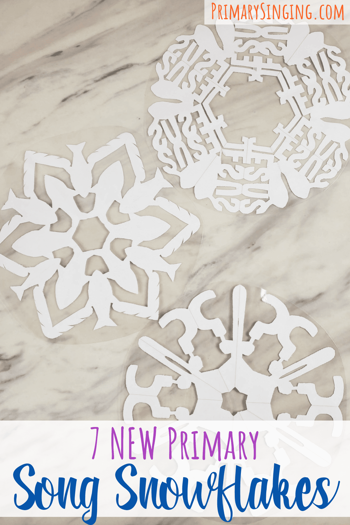 7 more fun printable Primary Song Snowflakes template printables! Use these cute snowflakes as a way to introduce a variety of new songs or review your choice of song selections. Singing time idea for LDS Primary music leaders.