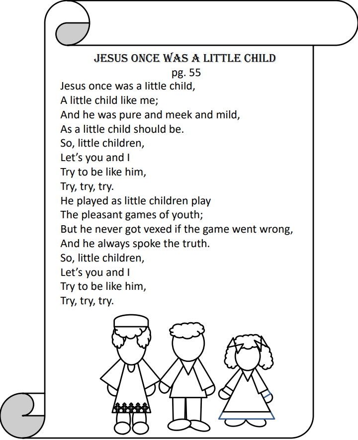 10 Jesus Once Was a Little Child singing time ideas for LDS Primary Music Leaders including printable song helps!! Try these fun activities including a magic crayon, draw the song challenge, foreign language, dance scarves, hand clap pattern and more!