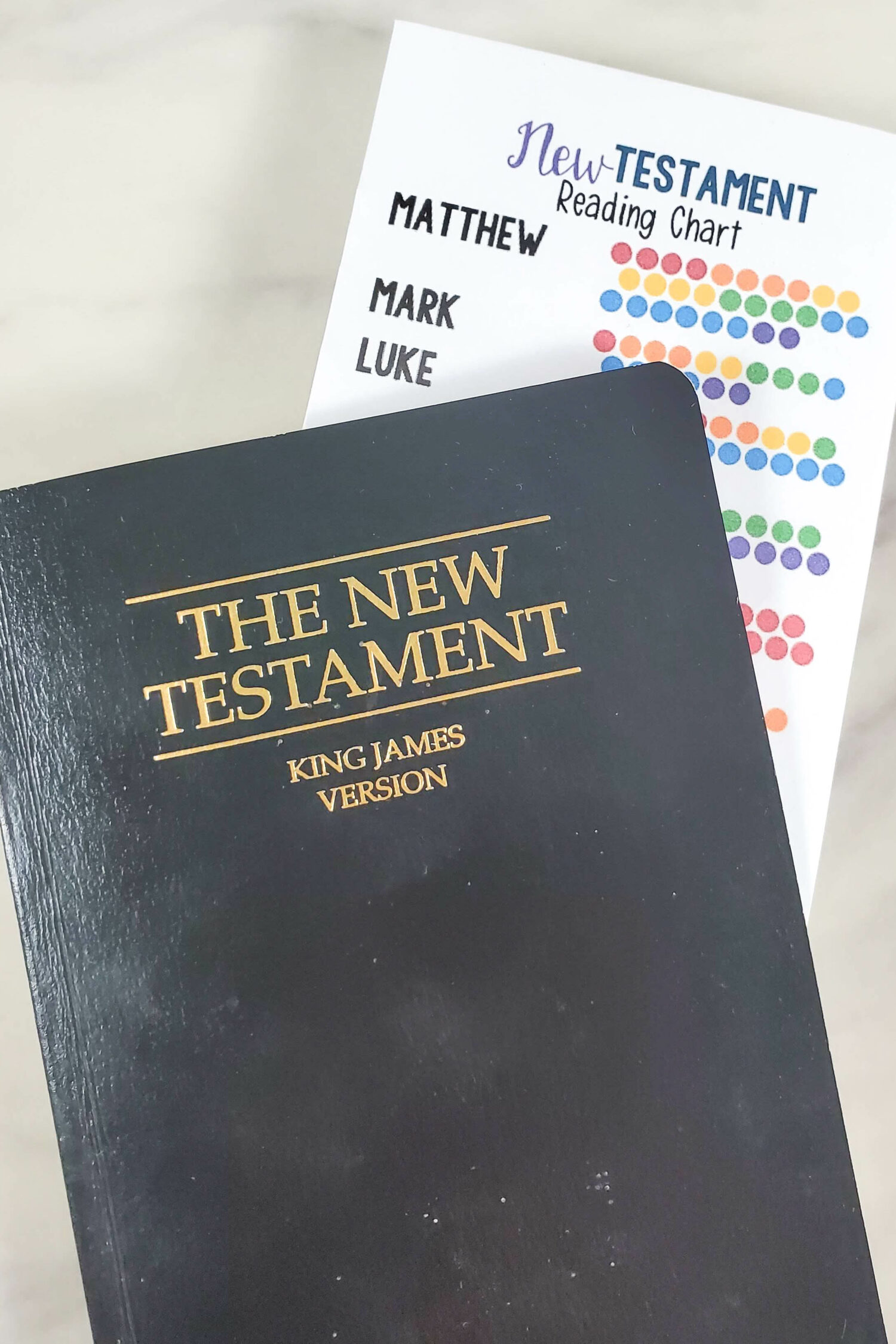 PDF New Testament Reading Tracker Printable