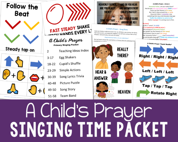 Shop A Child's Prayer Singing Time Packet