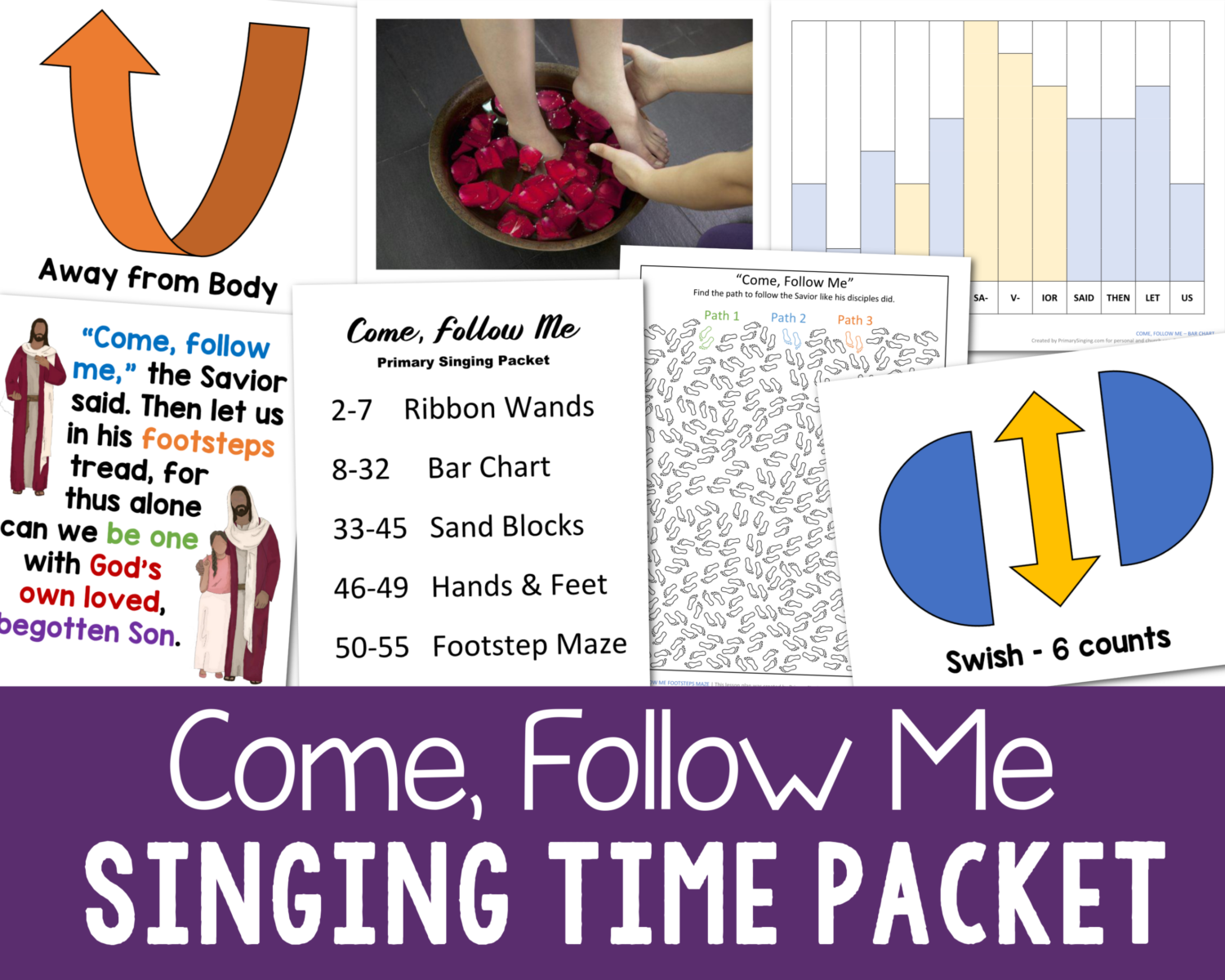 25 Come Follow Me Singing Time Ideas Easy ideas for Music Leaders Shop Come Follow Me Singing Time Packet