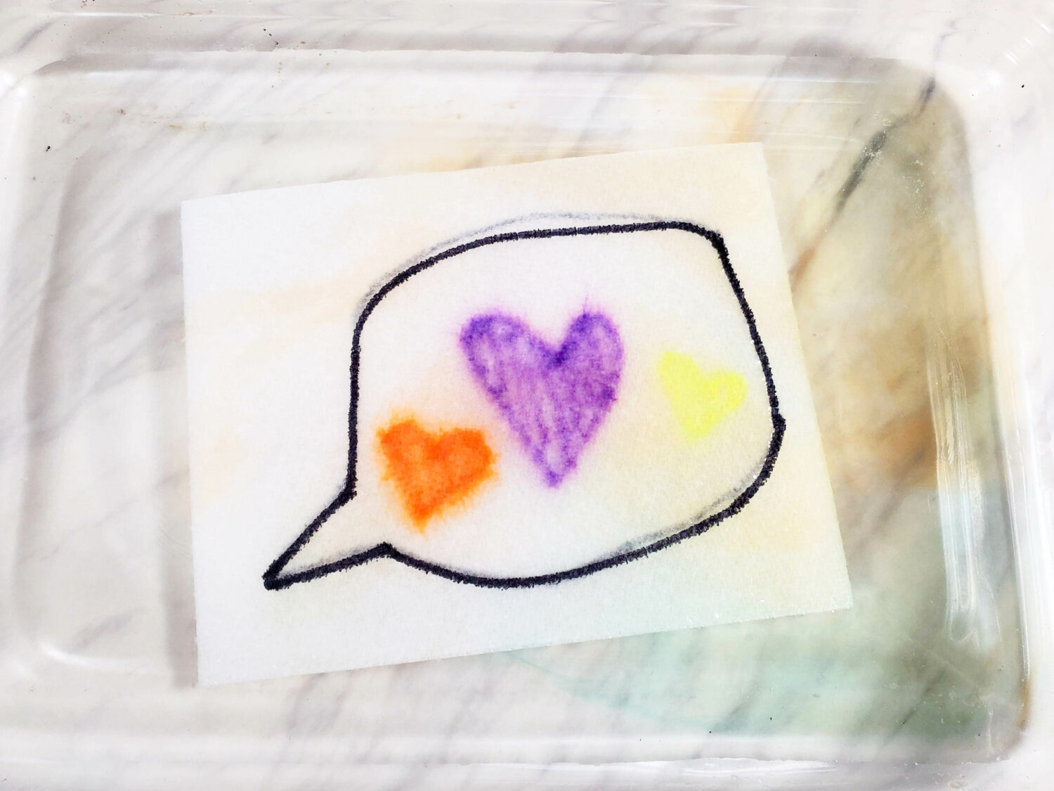 Magic Paper Towel Art song review game for Singing Time with any songs you'd like magically add colors with water. Ready with Valentine's Day song ideas or add your own songs! Printable helps for LDS Primary music leaders.
