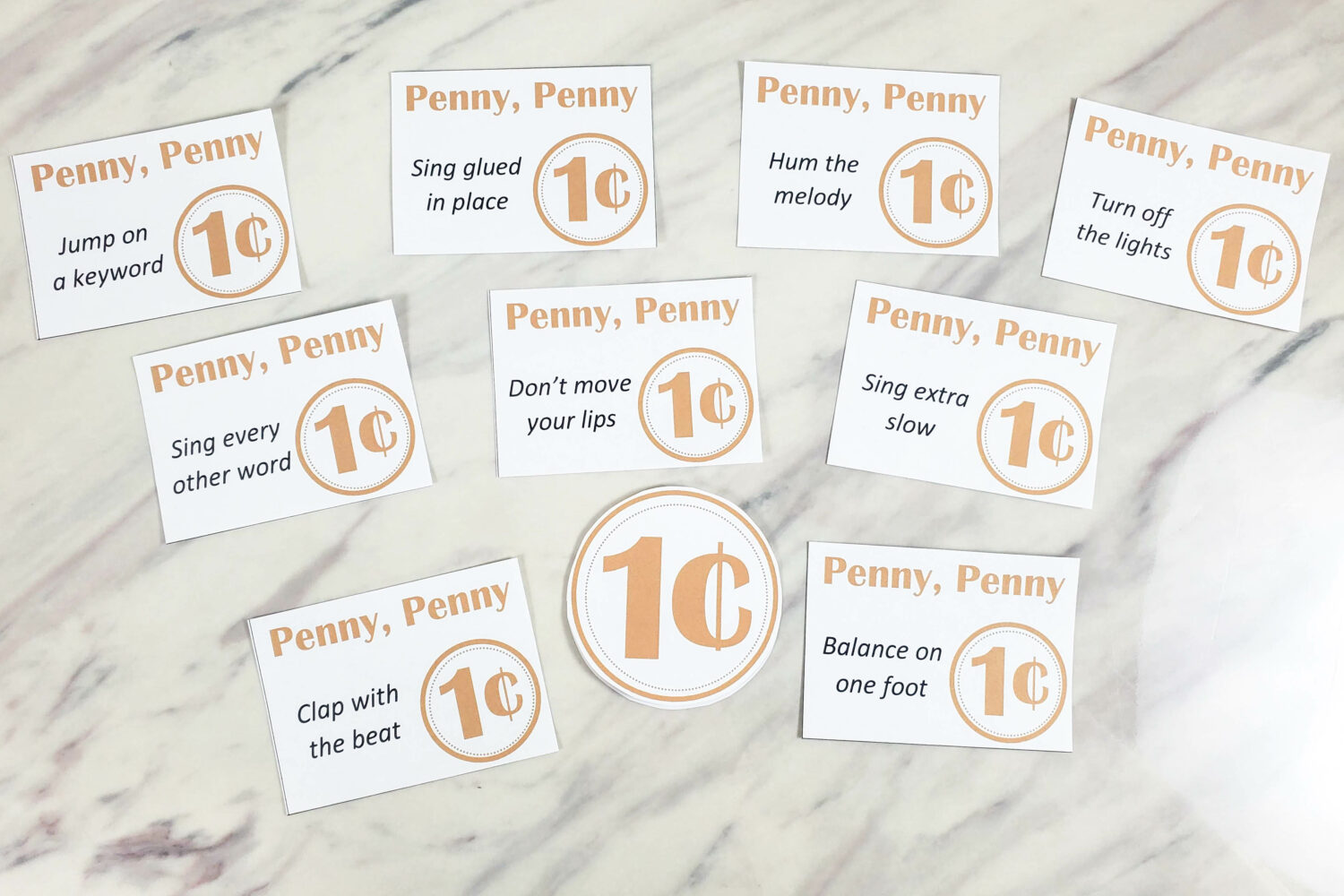 Penny, Penny Who has the Penny game and activity for singing time - Primary Music Leaders song helps and printables, lesson plan to sing through your song of choice.