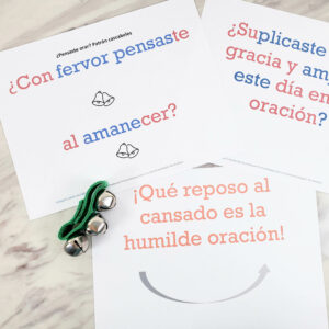 ¡Desempolva tus cascabeles para esta divertida actividad de la primaria con música en vivo ¿Pensaste orar? Cascabeles ¡Usa este patrón simple de cascabeles con solo 3 acciones diferentes para agregar un poco de diversión adicional al momento de cantar! Para los líderes de música de la Primaria el tiempo para cantar. SUD