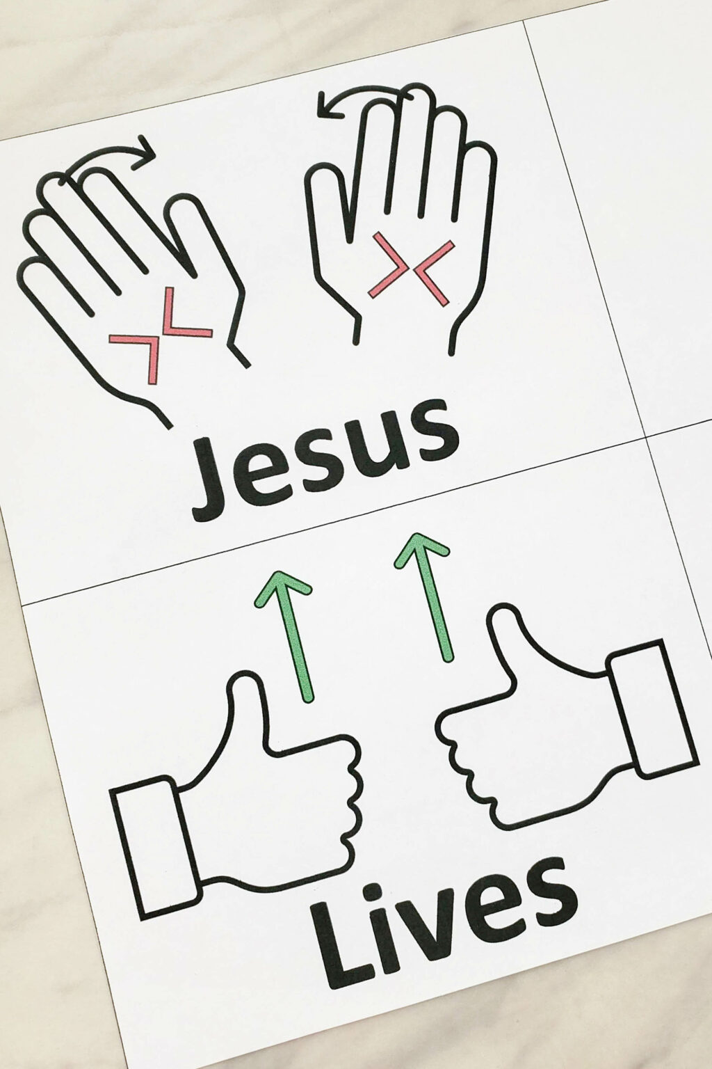 He Is Risen Sign Language Design Jesus Has Risen He Lives ASL Signs - Primary Singing