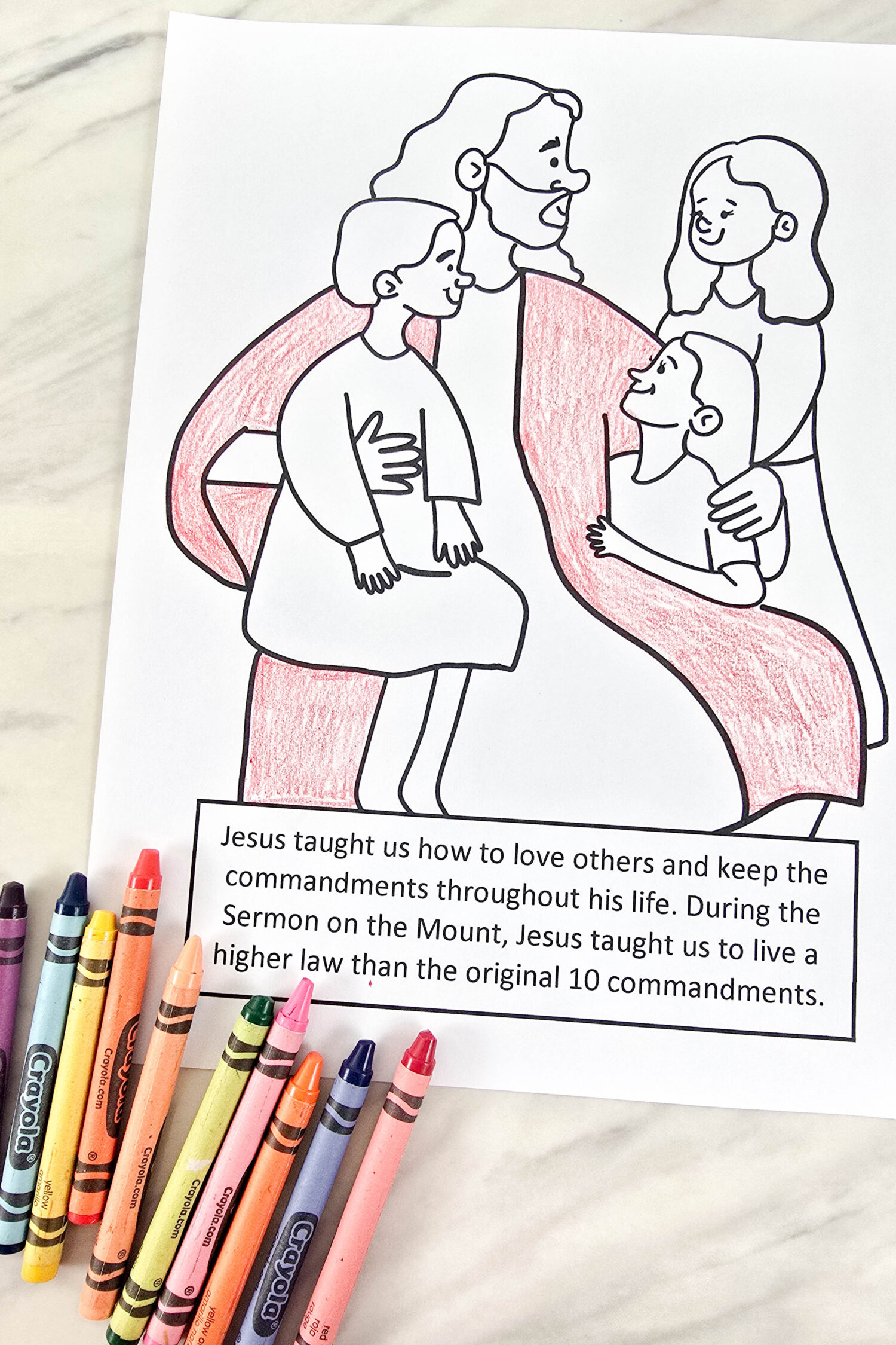Keep the Commandments Color the Commandments 4 Teaching Keep the Commandments Coloring Pages for Primary Singing Time