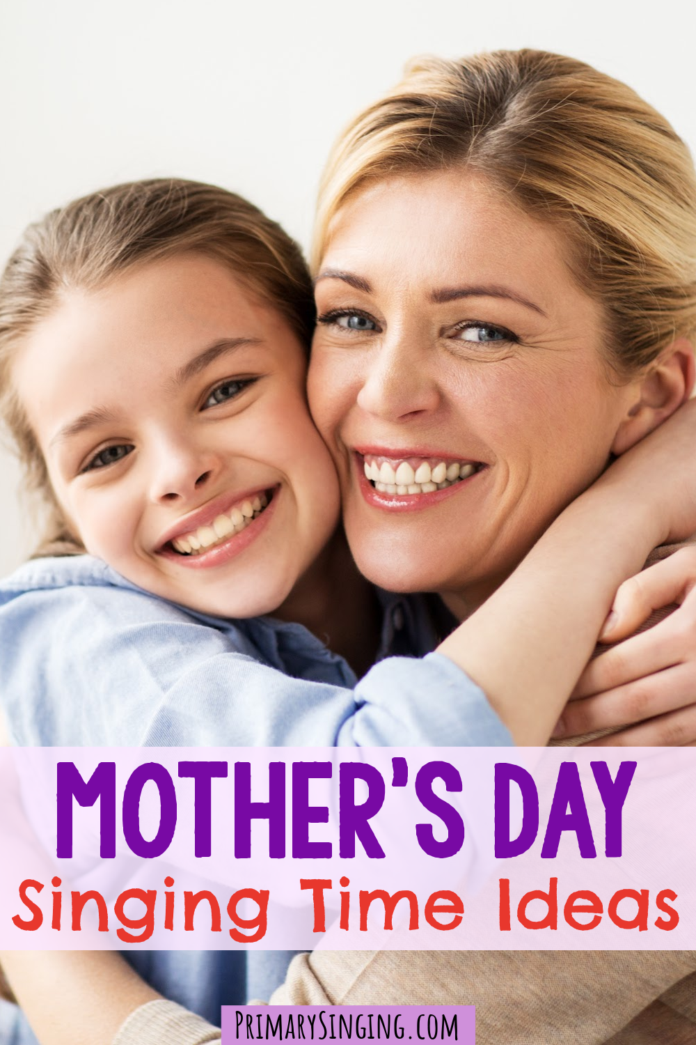 Mother's Day Singing Time Ideas - Tons of fun ways to teach your choice of Mother's Day song including a song list to help you pick your song and song-specific lesson plans for singing time. Teaching aids for LDS Primary music leaders!