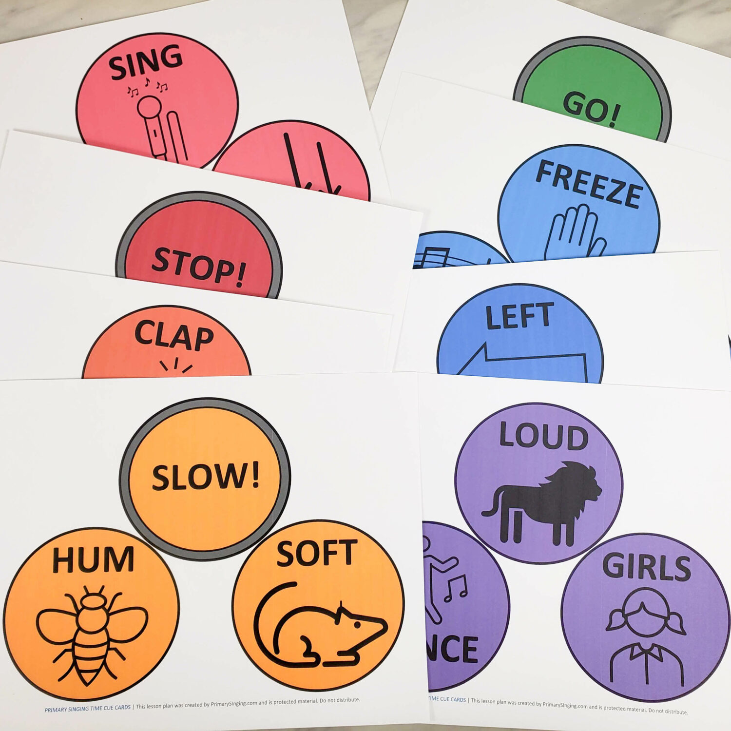 Halloween Costumes Dress-up Ways to Sing Easy ideas for Music Leaders Ways to Sing Cue Cards1