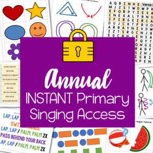 Annual INSTANT Primary Singing Access locked out graphic