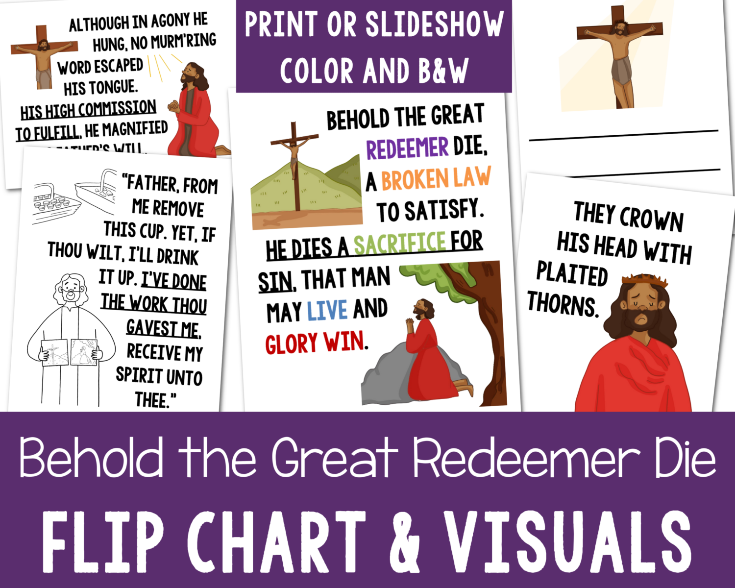 Behold the Great Redeemer Die Flip Chart Easy ideas for Music Leaders Behold the Great Redeemer Die Flip Chart Etsy Listing 1