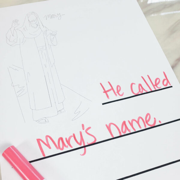 Did Jesus Really Live Again Art Flip Chart & Visual Aids for LDS Primary Music Leaders singing time ideas and song helps
