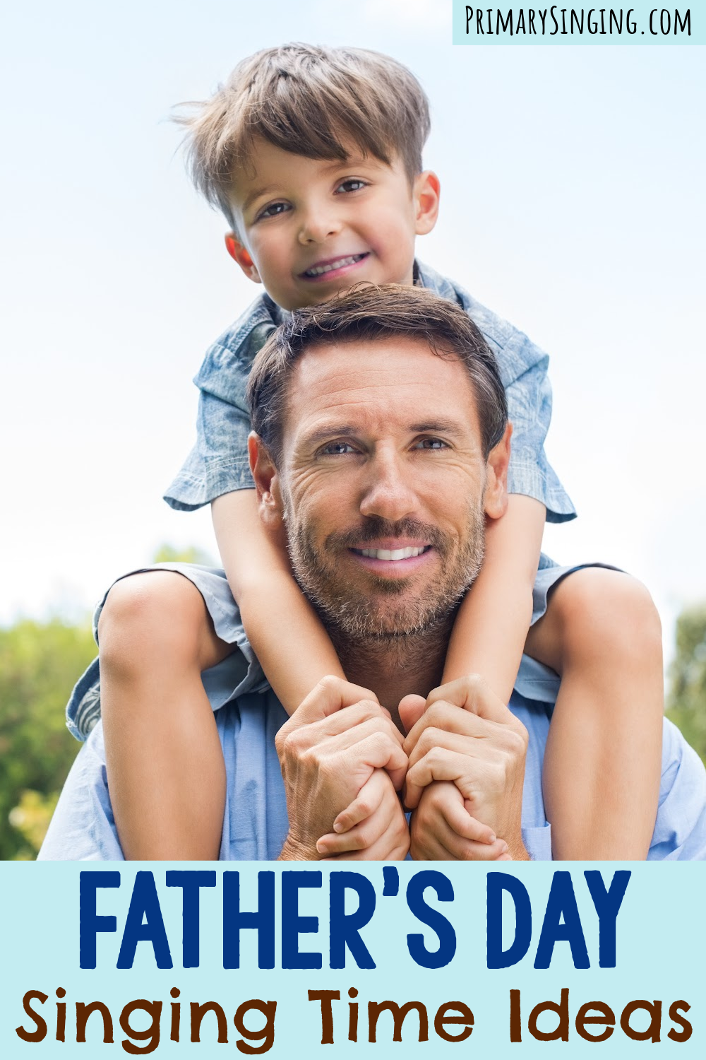 23+ Father's Day singing time ideas! TONS of fun ways to teach whatever Father's Day song you've picked this years with ideas that work for any song plus teaching ideas for specific songs that will be so fun for your Primary kiddos! A great go-to resource for LDS Primary music leaders.