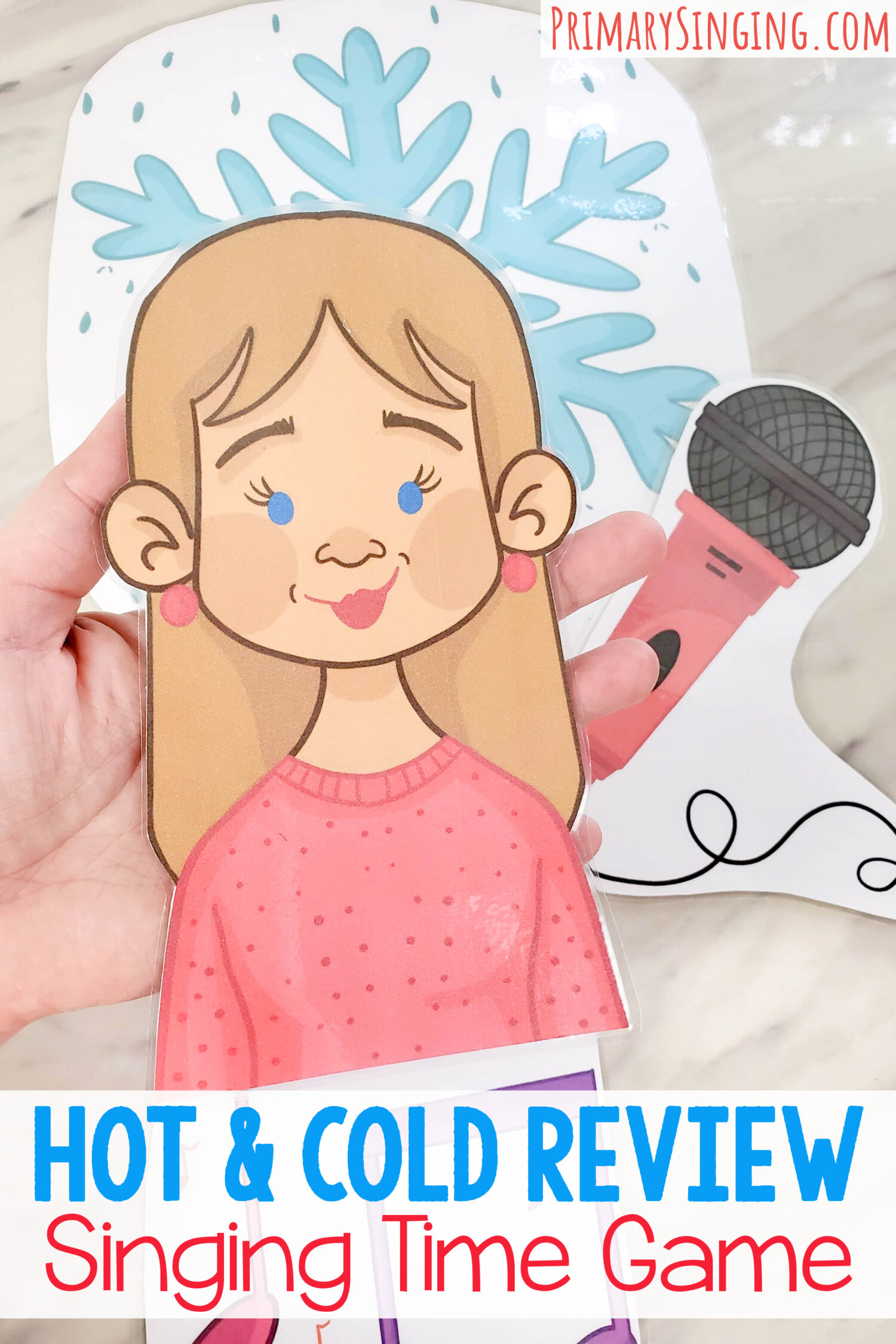 Hot & Cold singing time review game - Sing along with these fun themed occasion cards. For LDS Primary music leaders printable activity idea!