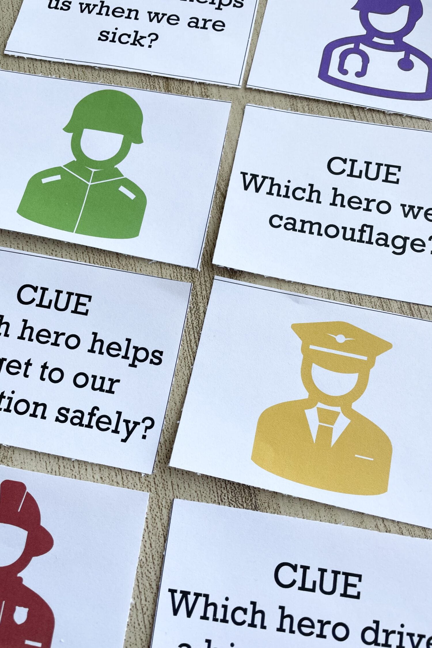 I See a Hero Name the Hero - Father's Day singing time idea with printable song helps with different types of heroes for LDS Primary Music Leaders.