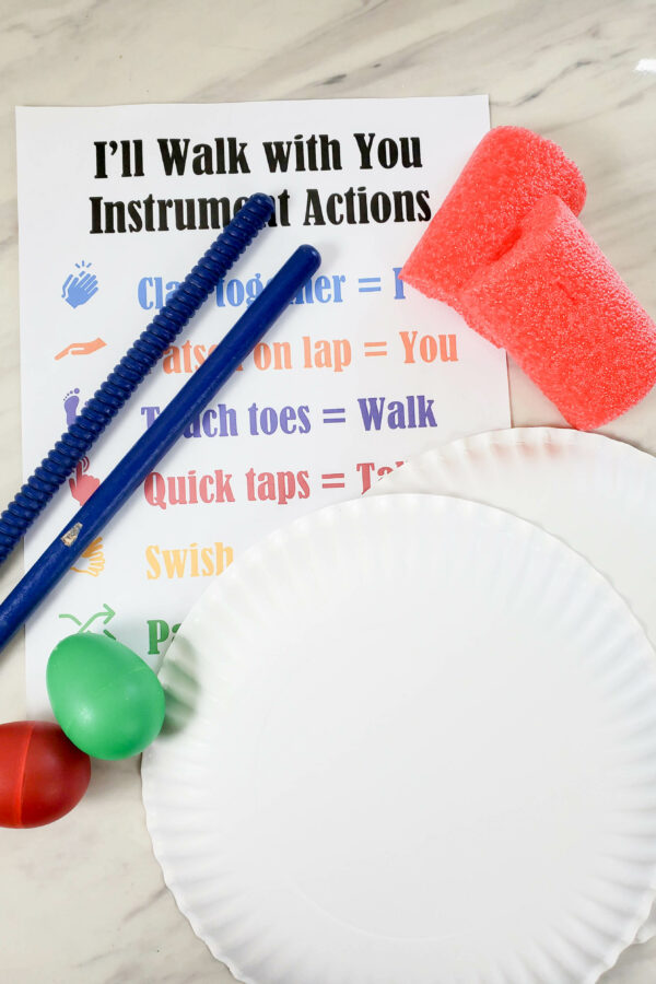 Shop: I'll Walk With You Singing Time Packet Easy ideas for Music Leaders Ill Walk with You Mixed Instruments5 scaled