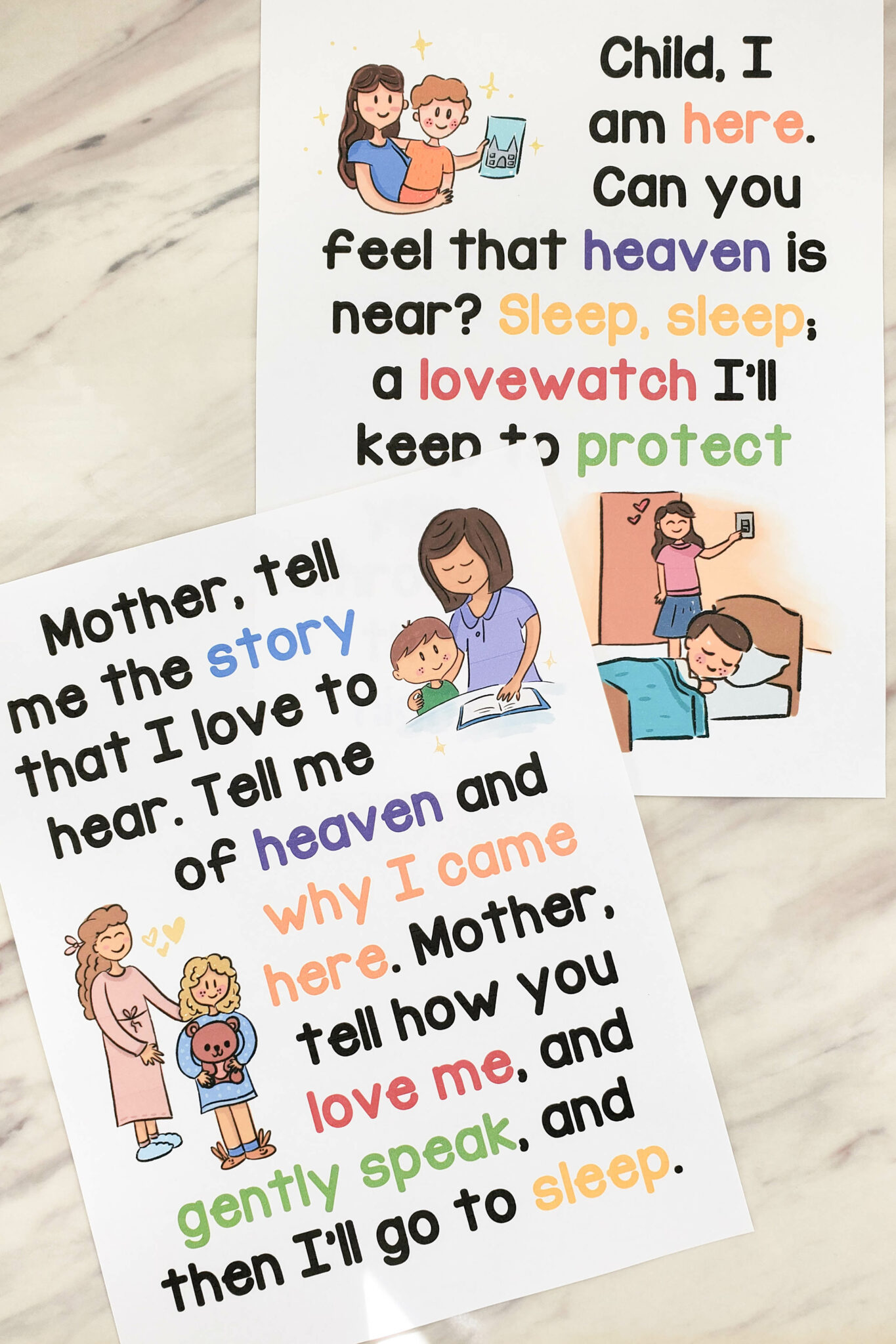 Shop: Mother, Tell Me the Story Art Flip Chart - Primary Singing