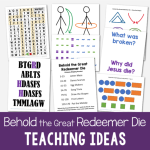 Tell Me the Stories of Jesus teaching aids for Singing Time to help you teach this song printables for LDS Primary music leaders. Tell Me the Stories of Jesus Singing Time teaching aids for learning this song printables for LDS Primary music leaders. Includes: be like him game, crack the code, eraser pass, team band, rhythm sticks, pick a picture, color the stories, and playdoh creations lesson plans.