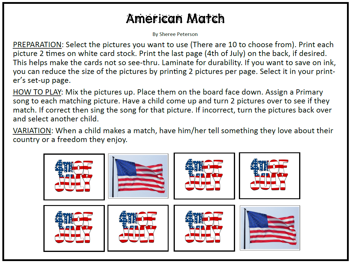 25 Patriotic 4th of July Singing Time Ideas Easy ideas for Music Leaders 4th of July3